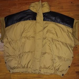 Over size down vest